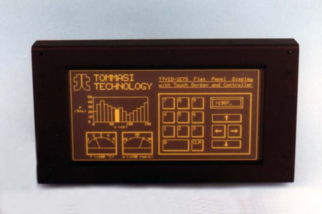 Flat panel display and touch screen terminal